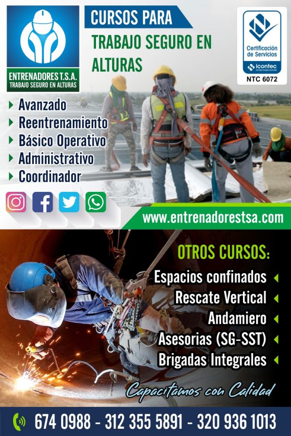 Cursos para Trabajo Seguro en Alturas - Entrenadores TSA Cursos de ...